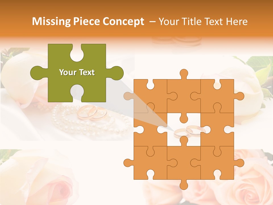 Yellow Ring Leaf PowerPoint Template