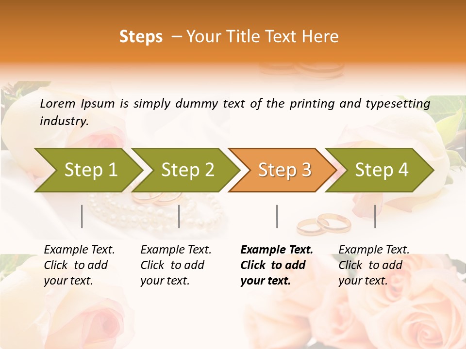 Yellow Ring Leaf PowerPoint Template