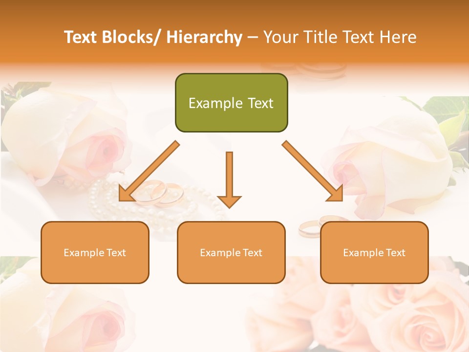 Yellow Ring Leaf PowerPoint Template