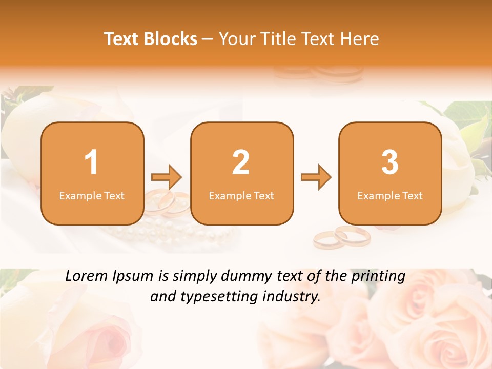 Yellow Ring Leaf PowerPoint Template