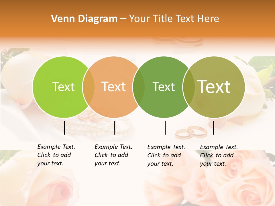 Yellow Ring Leaf PowerPoint Template