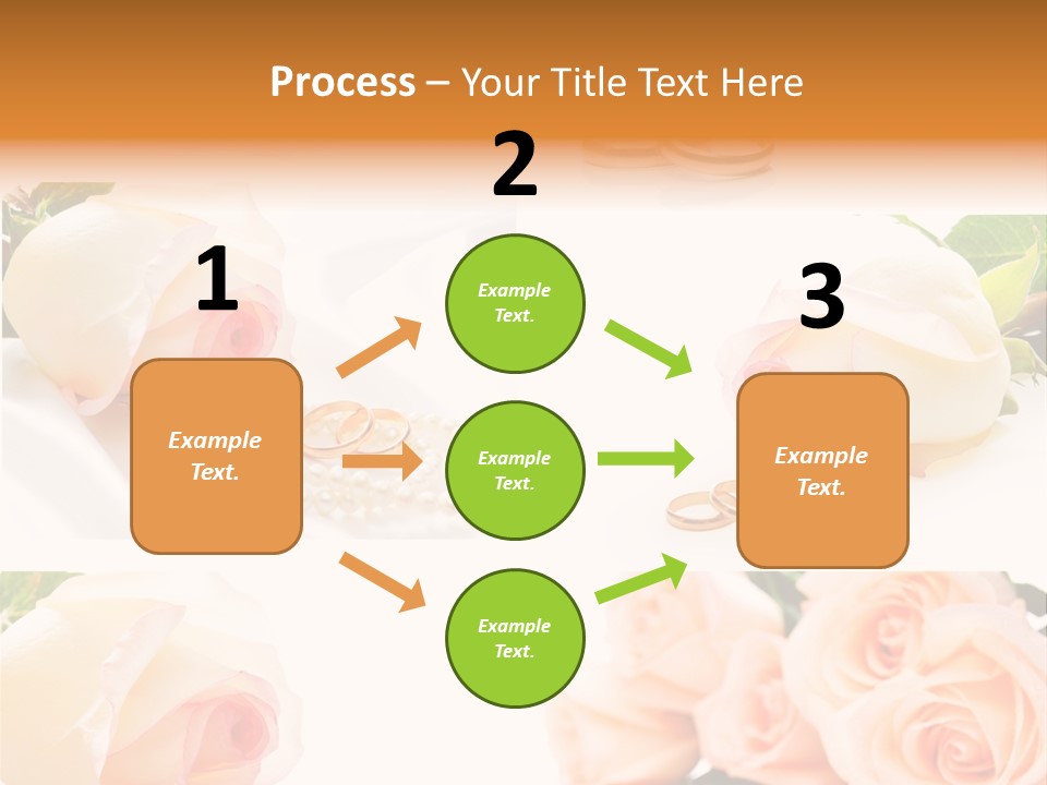Yellow Ring Leaf PowerPoint Template