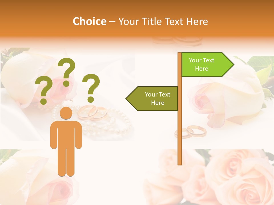 Yellow Ring Leaf PowerPoint Template