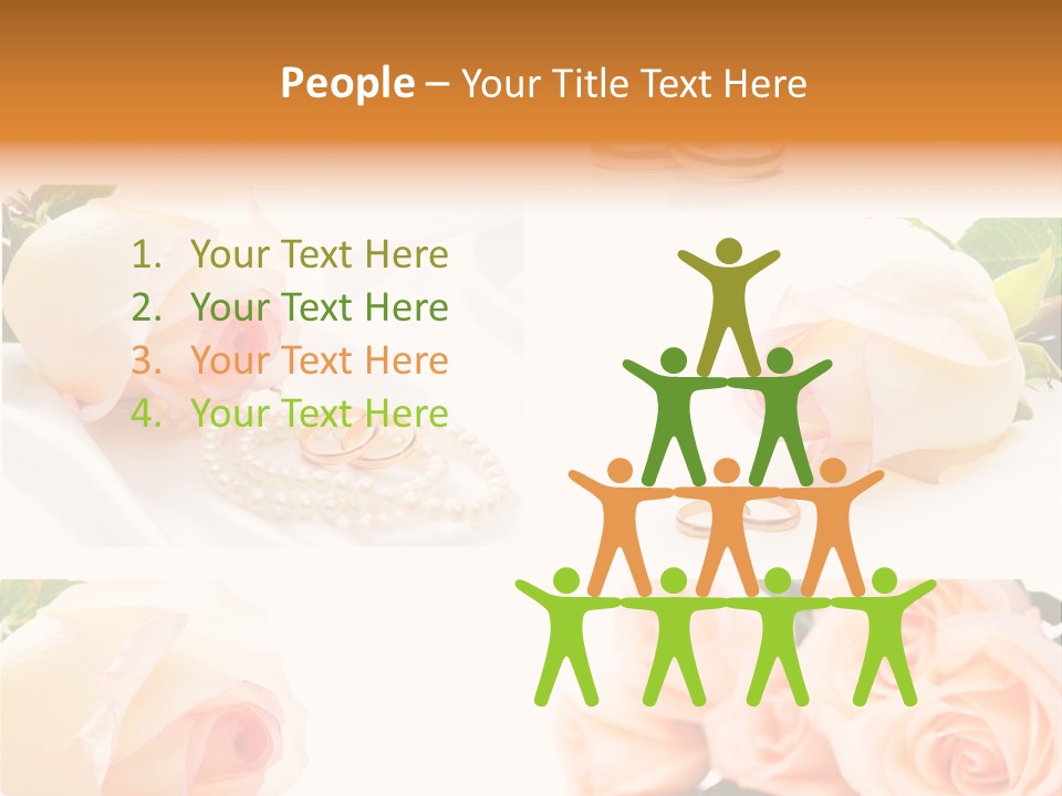 Yellow Ring Leaf PowerPoint Template