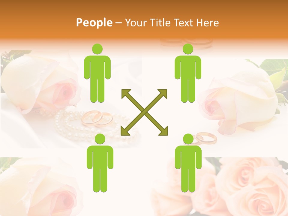 Yellow Ring Leaf PowerPoint Template