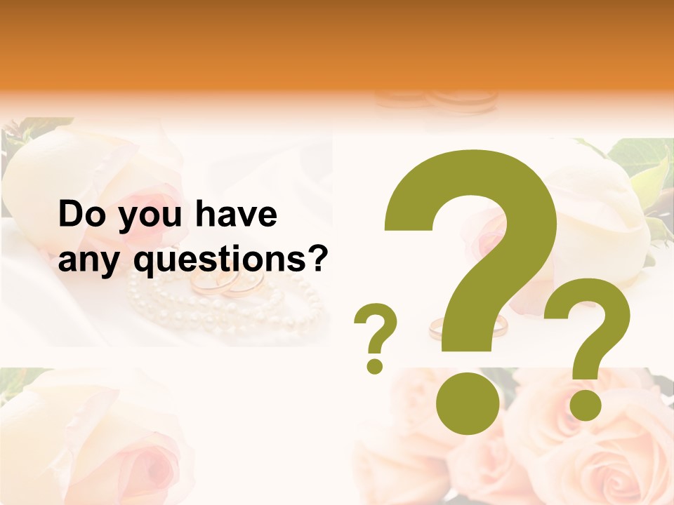 Yellow Ring Leaf PowerPoint Template