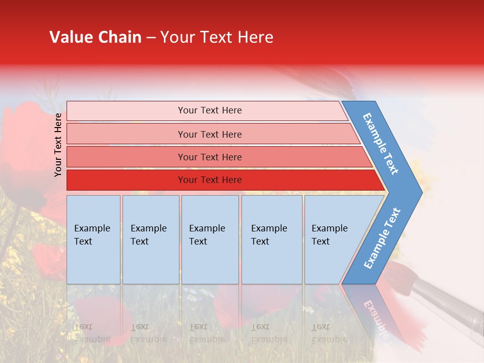 Blue Paint Yellow PowerPoint Template