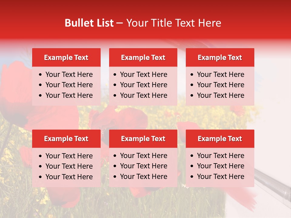 Blue Paint Yellow PowerPoint Template