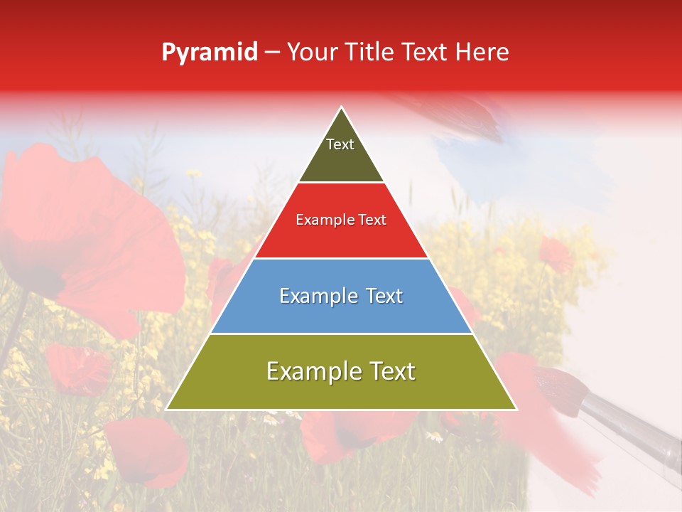 Blue Paint Yellow PowerPoint Template