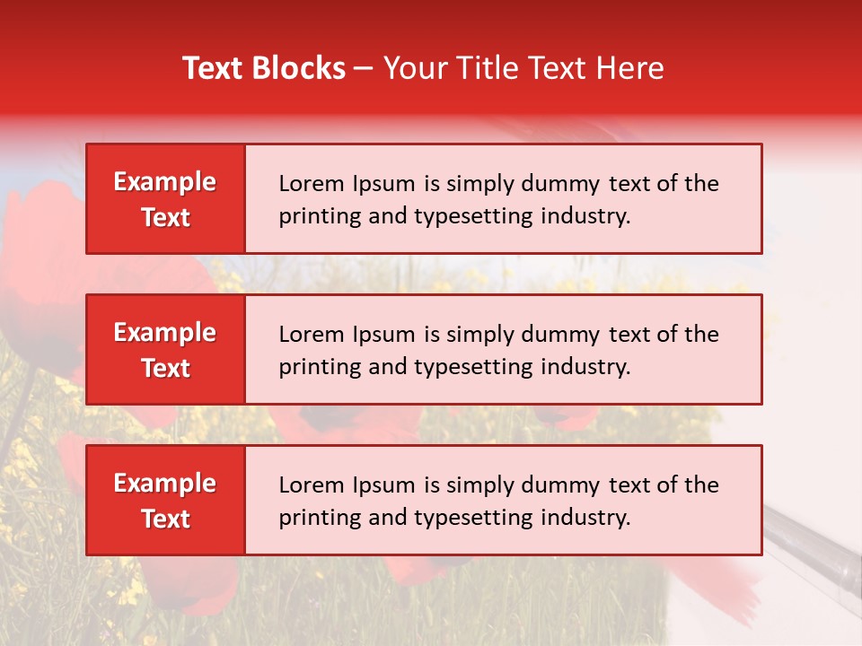 Blue Paint Yellow PowerPoint Template