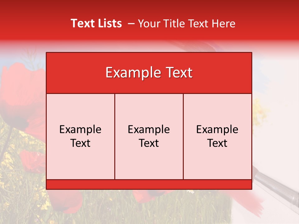Blue Paint Yellow PowerPoint Template