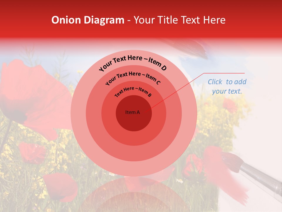 Blue Paint Yellow PowerPoint Template