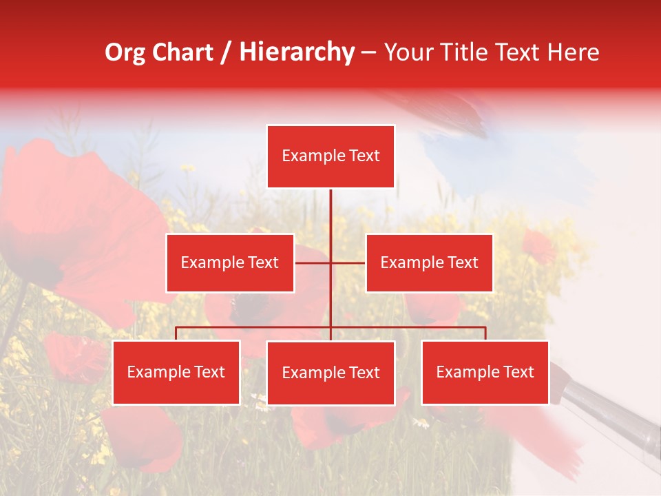 Blue Paint Yellow PowerPoint Template