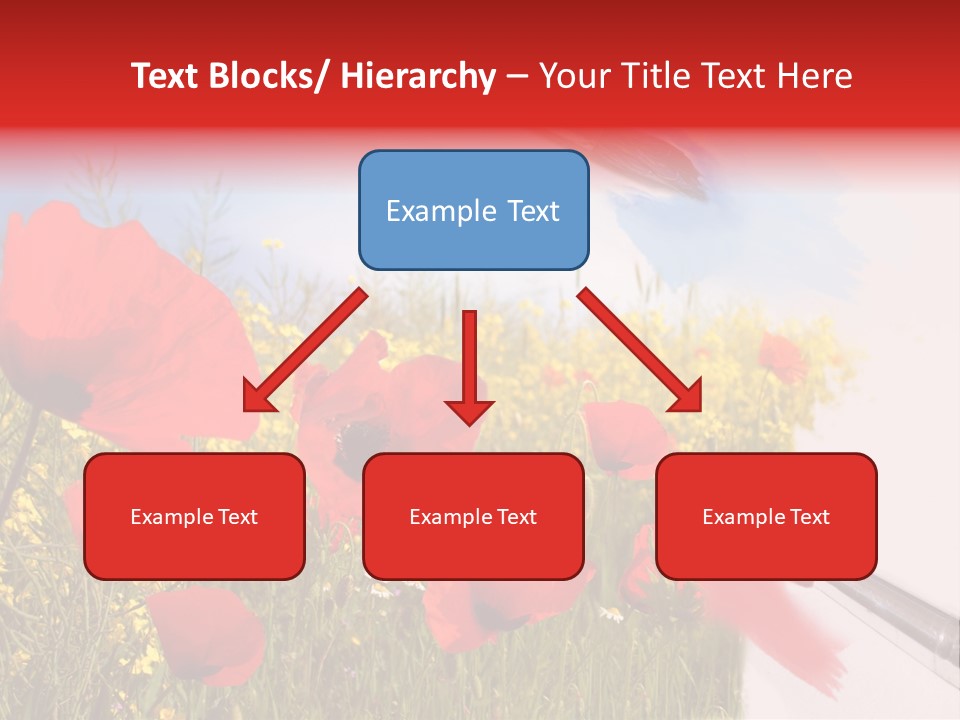 Blue Paint Yellow PowerPoint Template