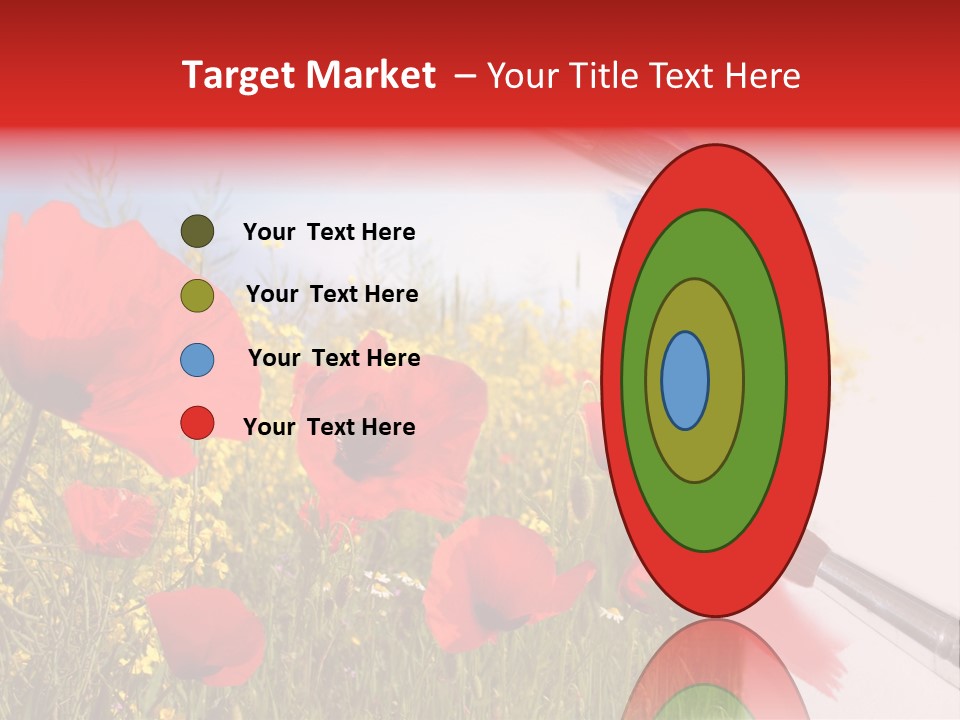 Blue Paint Yellow PowerPoint Template