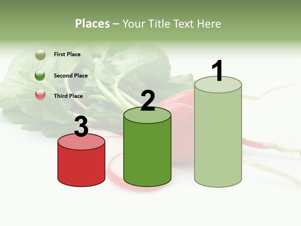 Ripe Radish Vegetarian PowerPoint Template