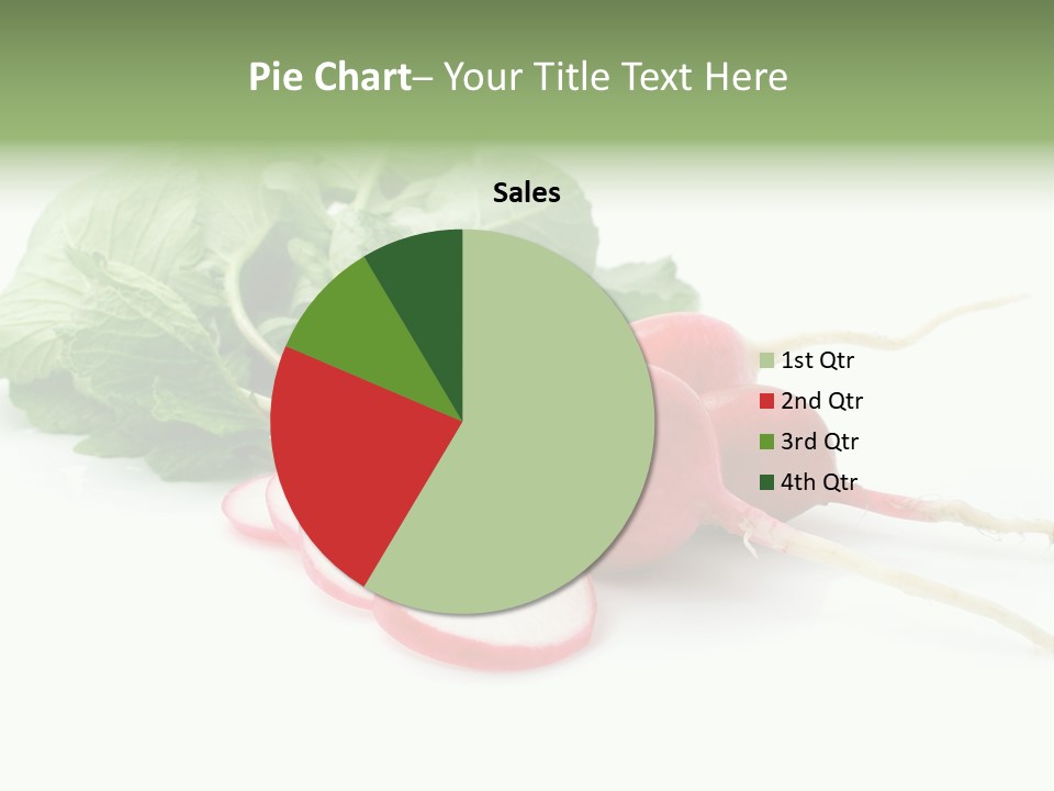 Ripe Radish Vegetarian PowerPoint Template