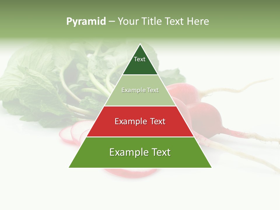 Ripe Radish Vegetarian PowerPoint Template