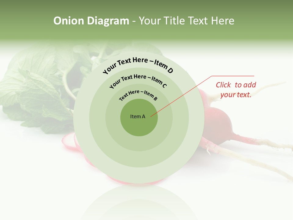Ripe Radish Vegetarian PowerPoint Template