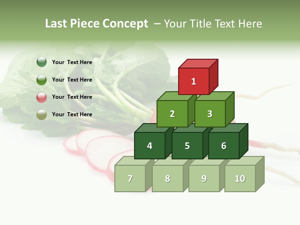 Ripe Radish Vegetarian PowerPoint Template