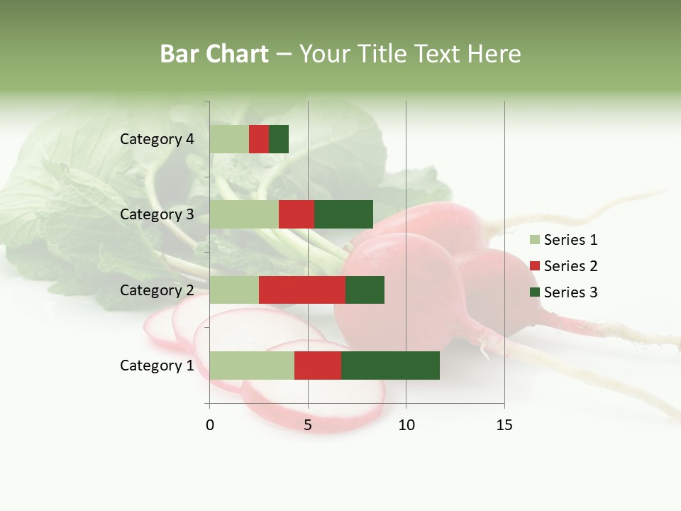 Ripe Radish Vegetarian PowerPoint Template