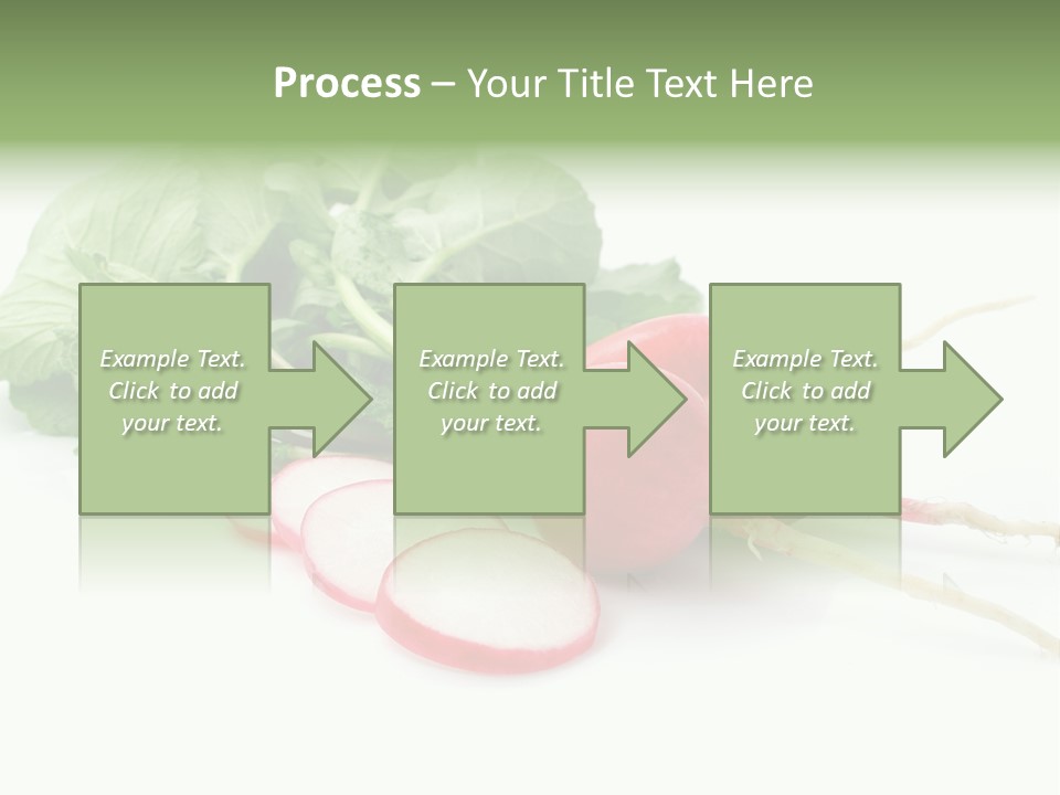 Ripe Radish Vegetarian PowerPoint Template