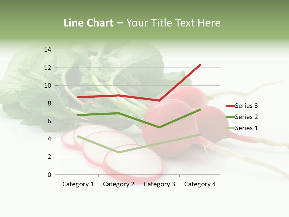 Ripe Radish Vegetarian PowerPoint Template