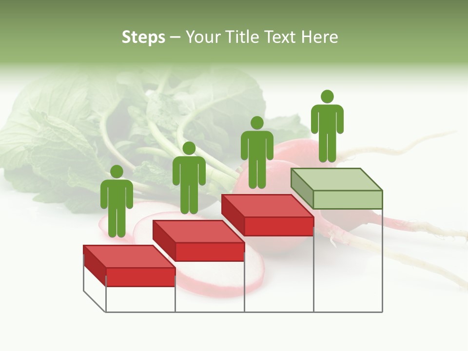 Ripe Radish Vegetarian PowerPoint Template