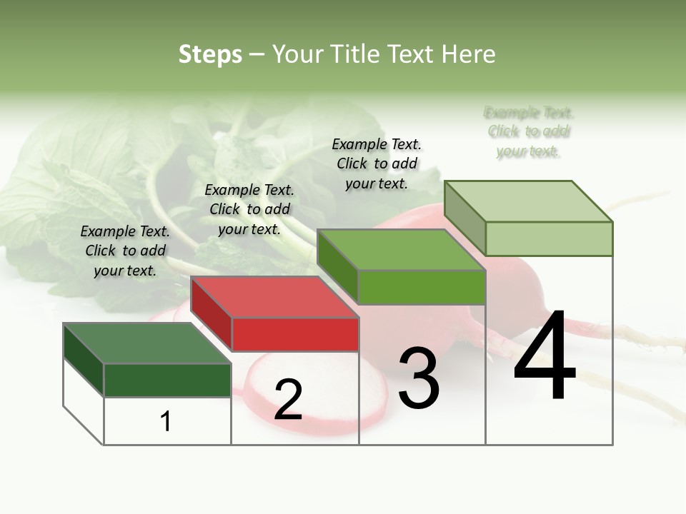 Ripe Radish Vegetarian PowerPoint Template