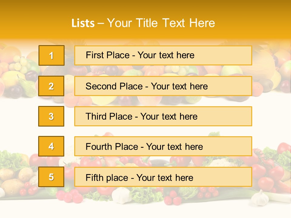 Tomatoes Assorted Eat PowerPoint Template