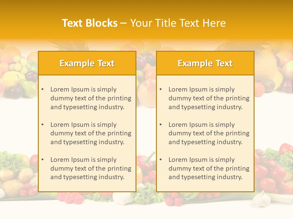 Tomatoes Assorted Eat PowerPoint Template