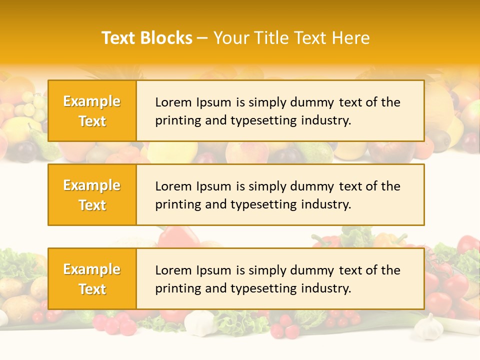 Tomatoes Assorted Eat PowerPoint Template