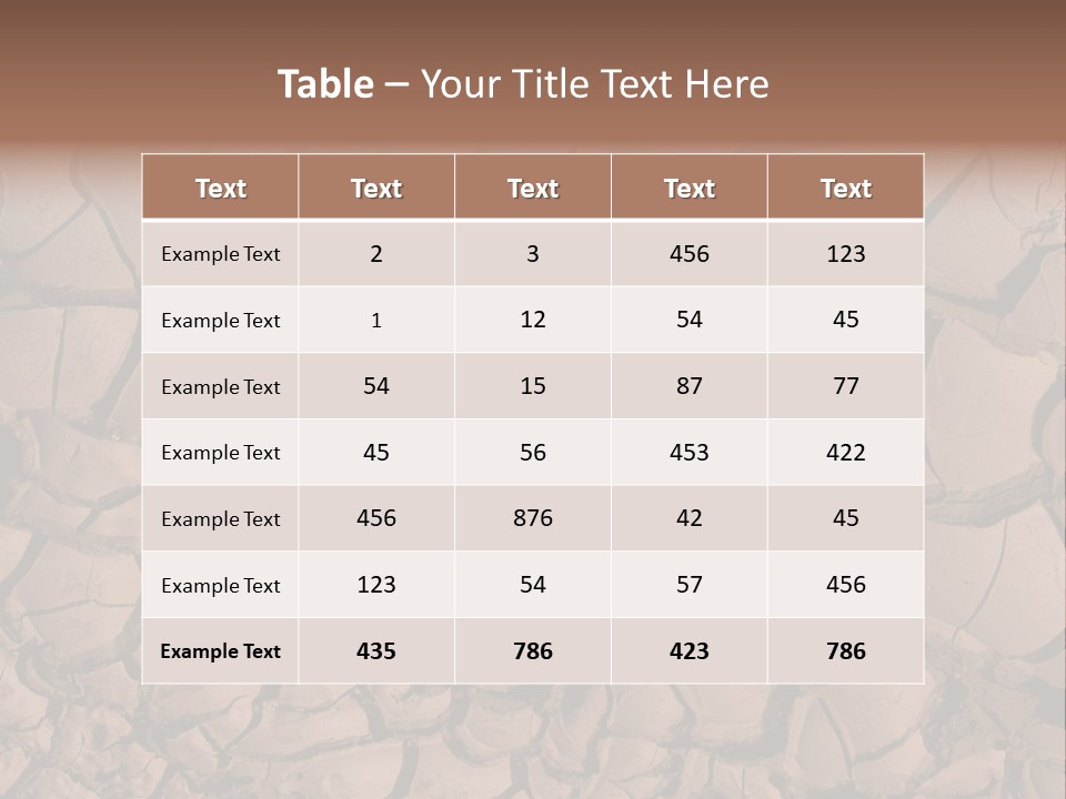 Arid Drained Shadow PowerPoint Template