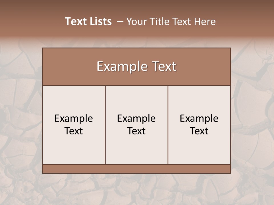 Arid Drained Shadow PowerPoint Template
