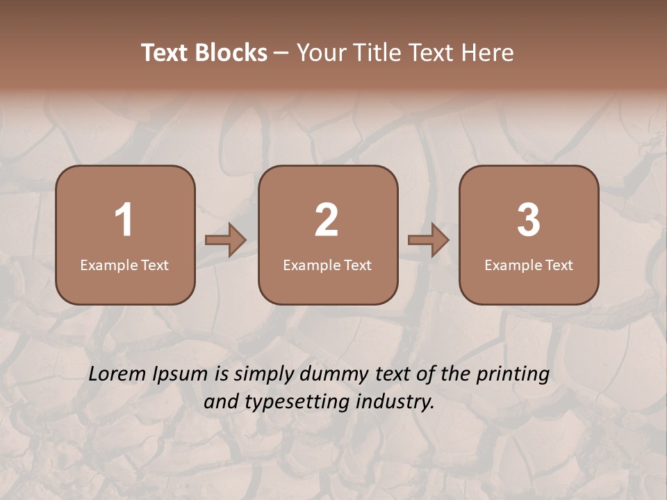 Arid Drained Shadow PowerPoint Template