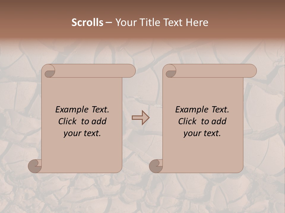 Arid Drained Shadow PowerPoint Template