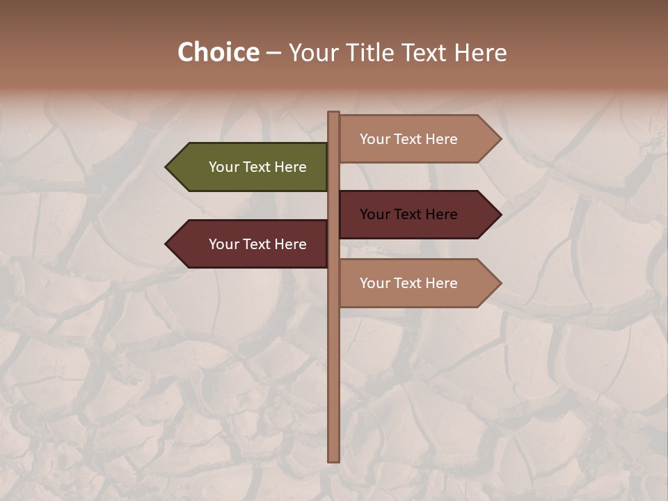 Arid Drained Shadow PowerPoint Template