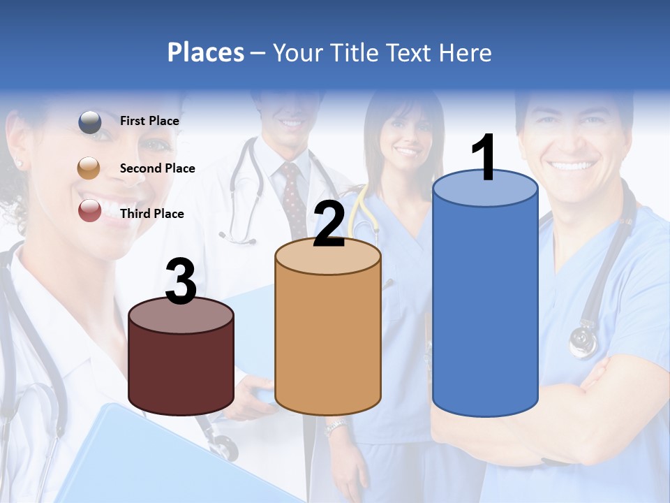 Stethoscope Doctor Clinic PowerPoint Template