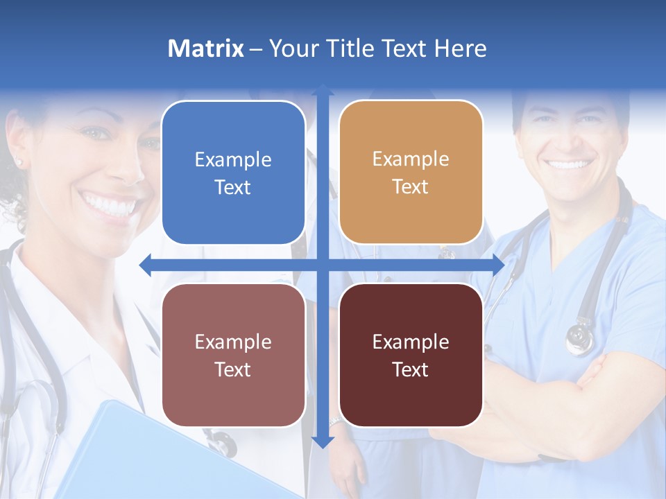 Stethoscope Doctor Clinic PowerPoint Template