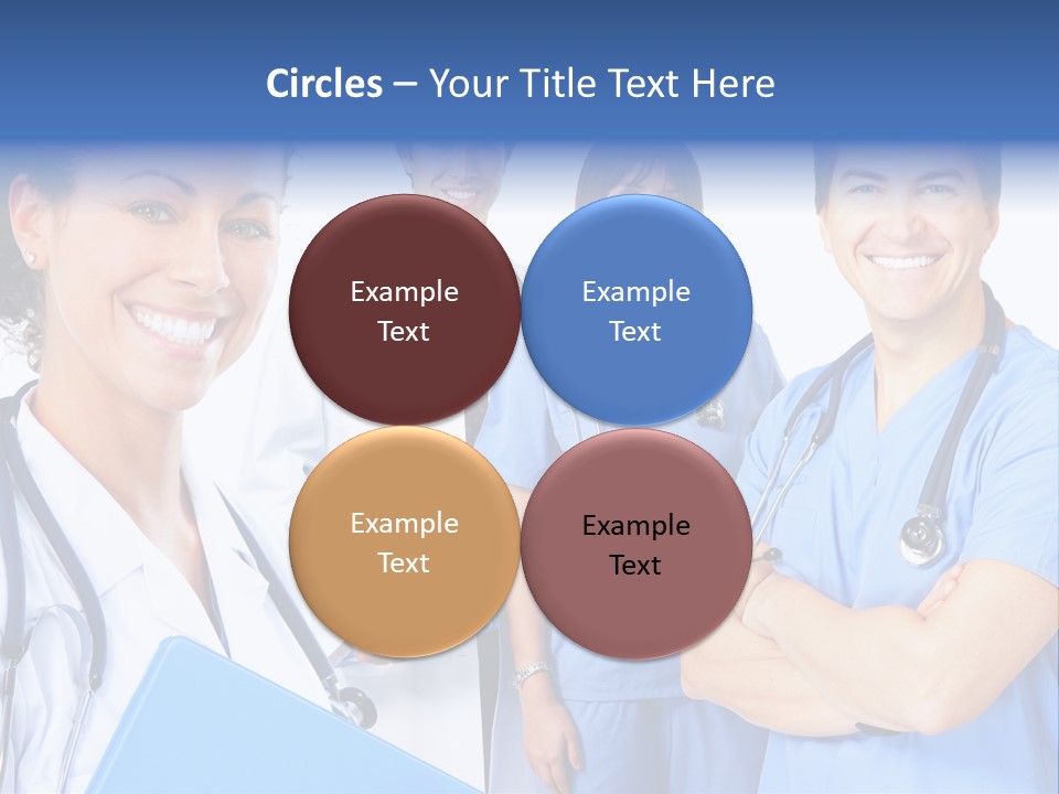 Stethoscope Doctor Clinic PowerPoint Template