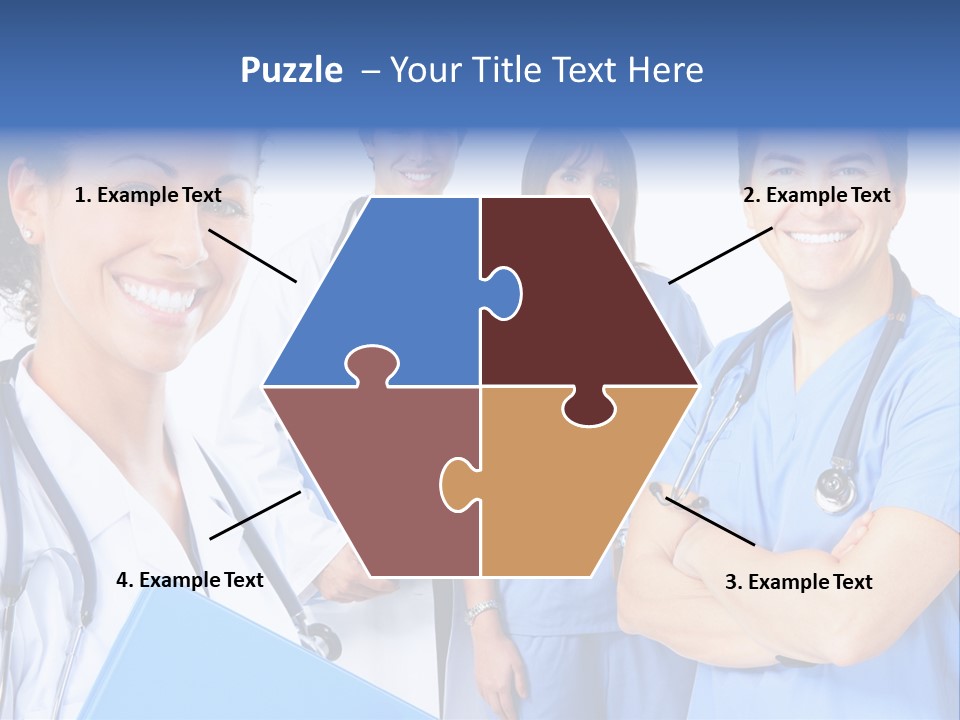 Stethoscope Doctor Clinic PowerPoint Template