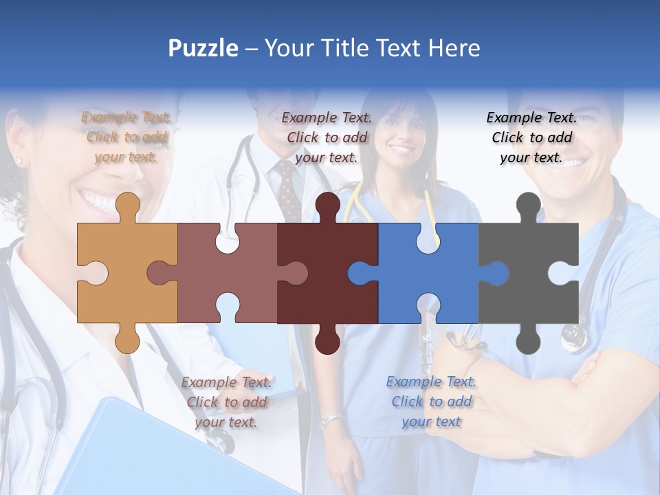 Stethoscope Doctor Clinic PowerPoint Template