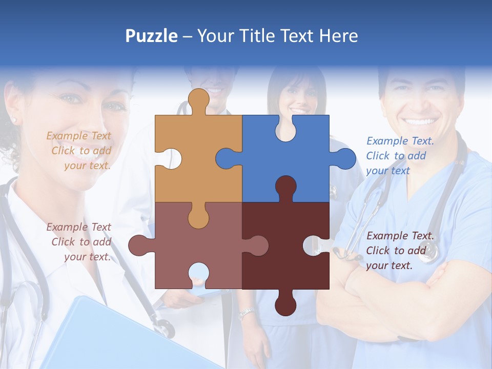 Stethoscope Doctor Clinic PowerPoint Template