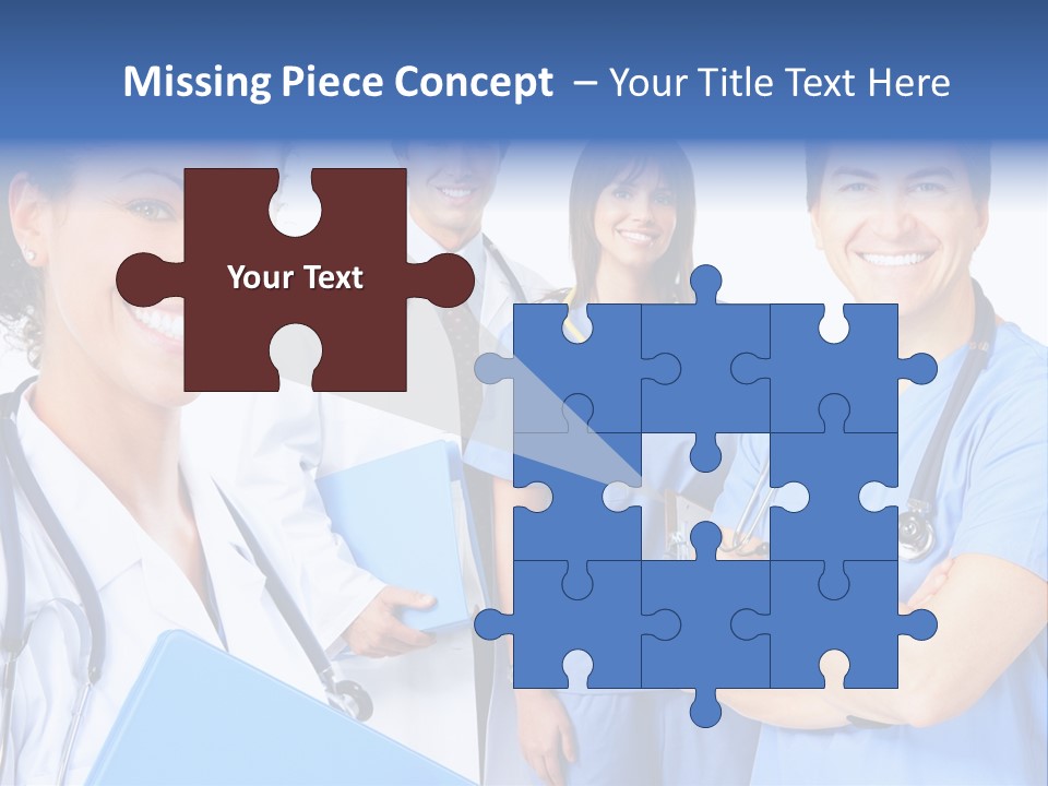 Stethoscope Doctor Clinic PowerPoint Template