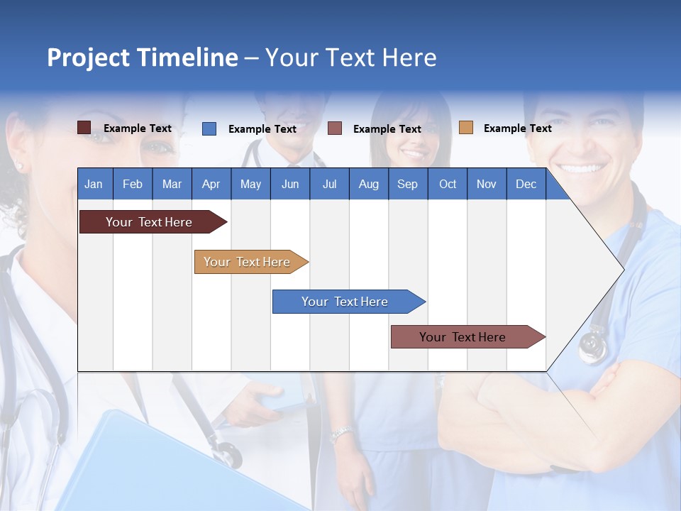 Stethoscope Doctor Clinic PowerPoint Template