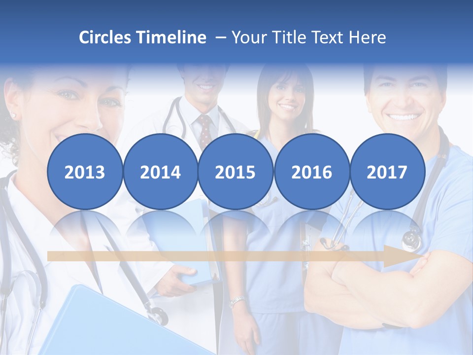 Stethoscope Doctor Clinic PowerPoint Template