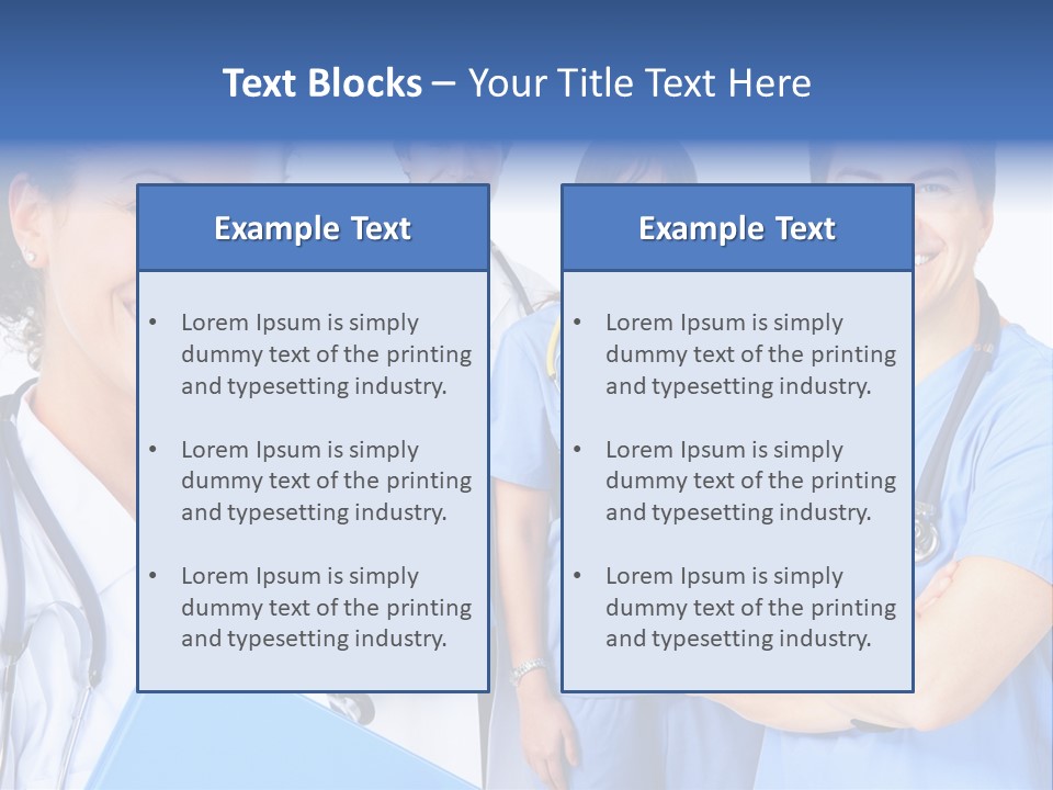 Stethoscope Doctor Clinic PowerPoint Template