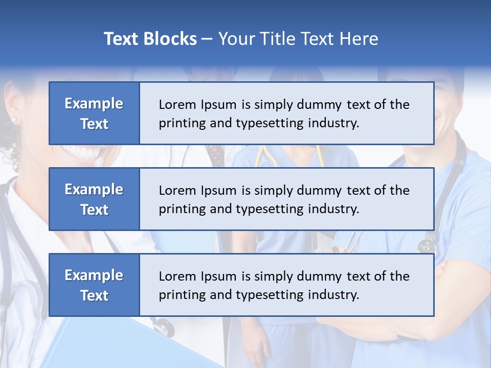 Stethoscope Doctor Clinic PowerPoint Template