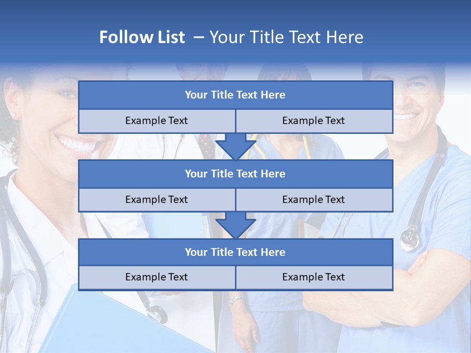 Stethoscope Doctor Clinic PowerPoint Template
