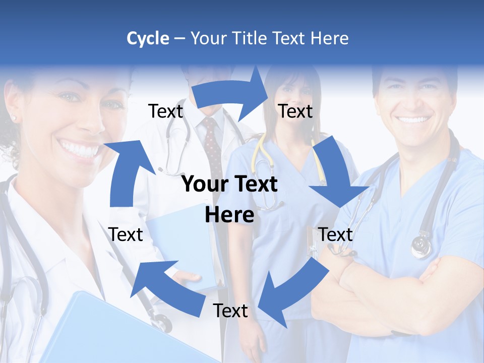 Stethoscope Doctor Clinic PowerPoint Template